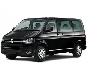 Transfer from Rome airport Fiumicino (FCO) to Roma by Volkswagen Multivan 
. Get by taxi with english-speaking driver.