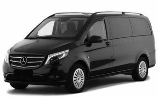 Transfer from Nice Airport to Milan by Mercedes Vito. Get by taxi with english-speaking driver.