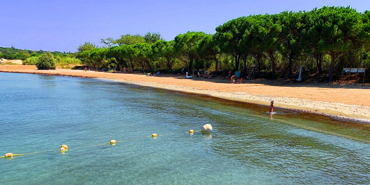 Canoubier Beach (Plage des Canoubiers) in St Tropez