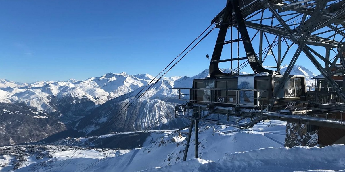 Courchevel ski station - photo from our clients