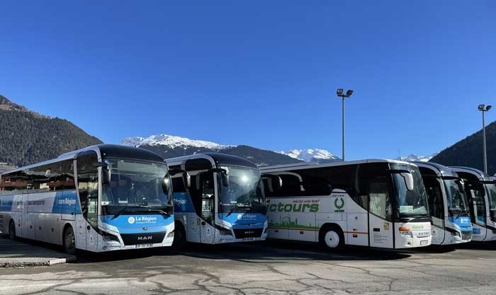 Getting by bus from Geneva airport to Val Thorens