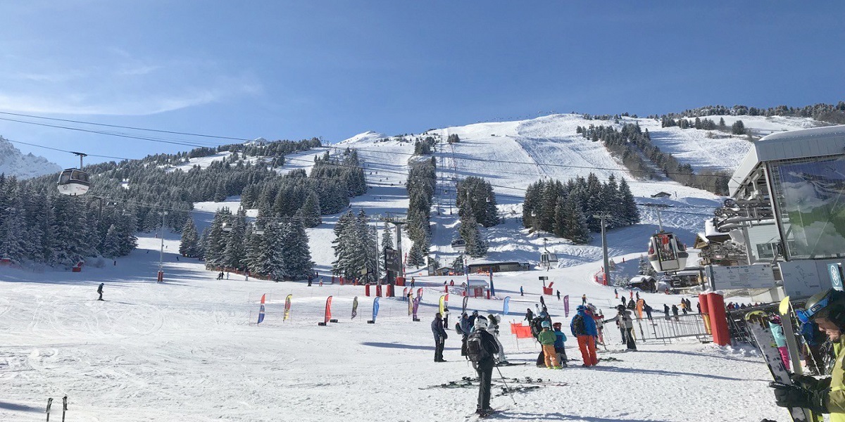 Ski slopes in Courchevel - photo from our clients