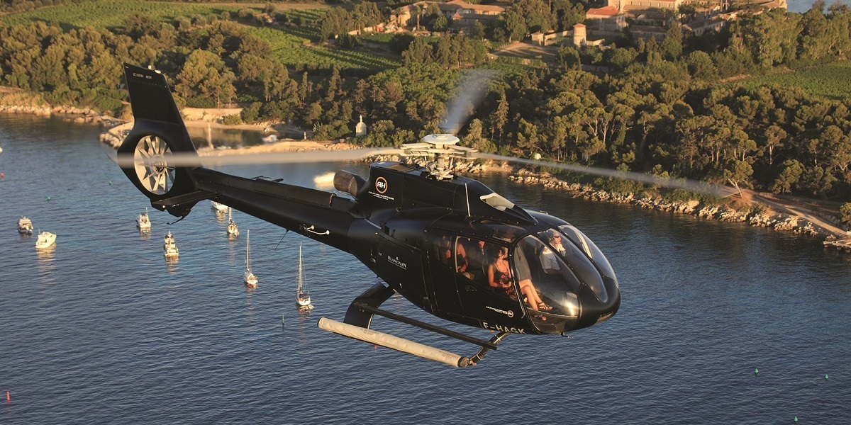 How to get from Nice airport to Cannes by helicopter