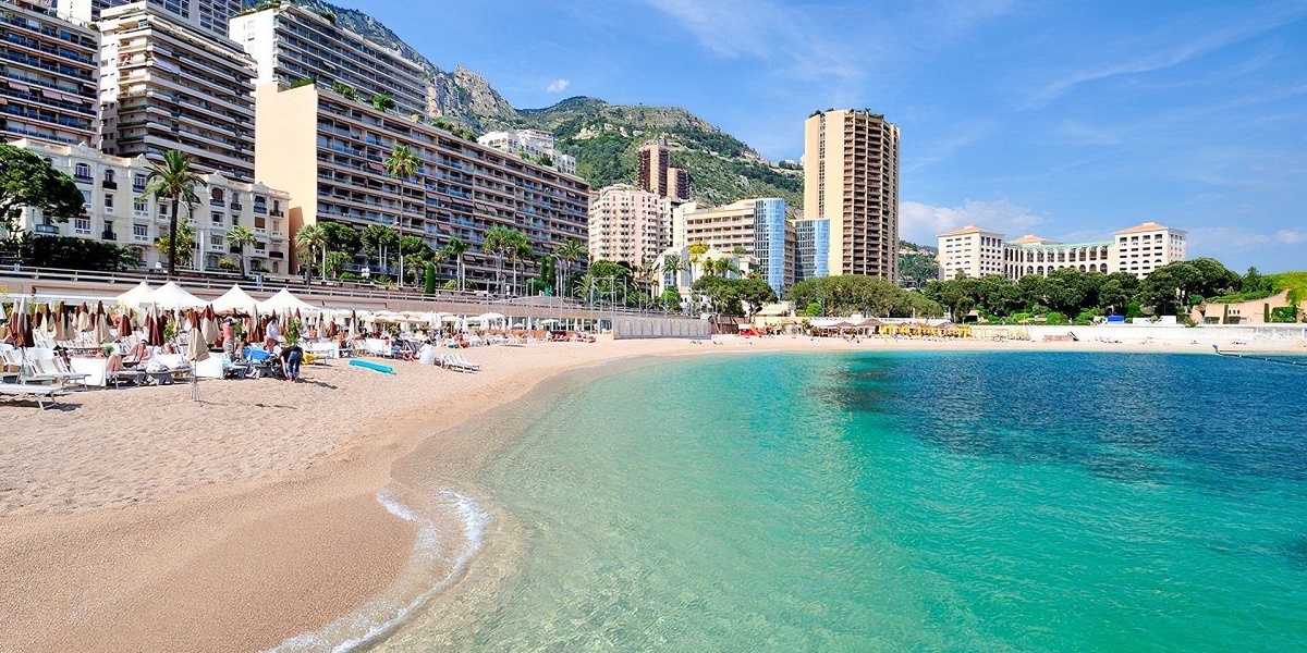 Larvotto Beach in Monaco