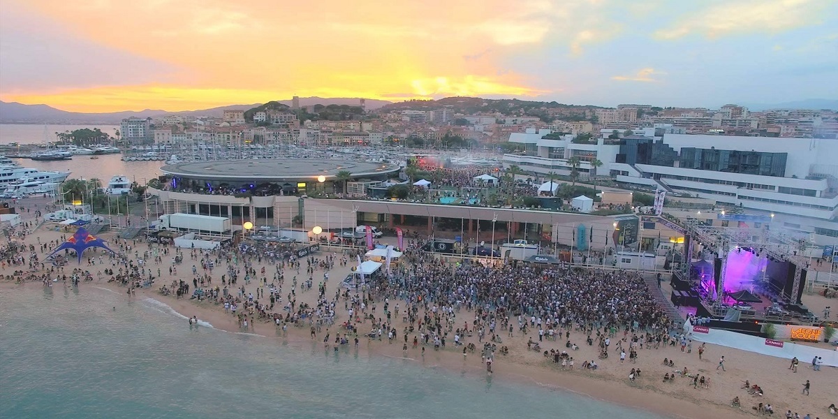 The Beach of the Palais des Festivals in Cannes