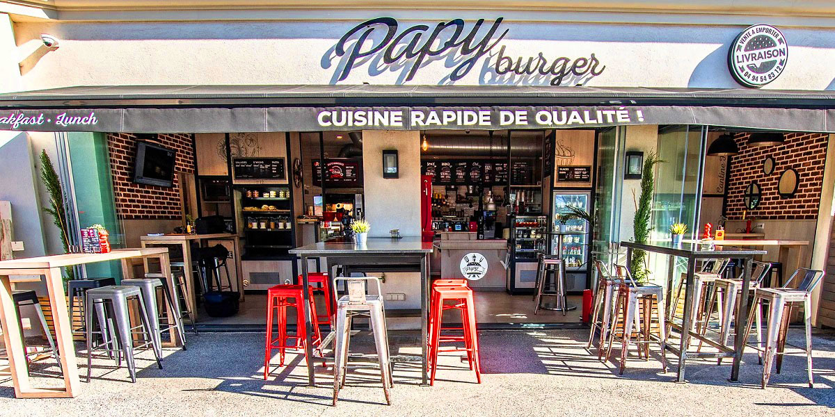 Restaurants in St Tropez - Papy Burger