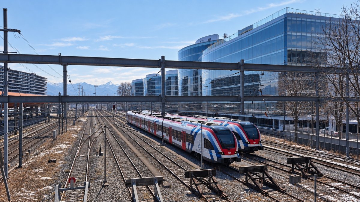 How to get from Geneva Airport to Courchevel by train via Moutiers