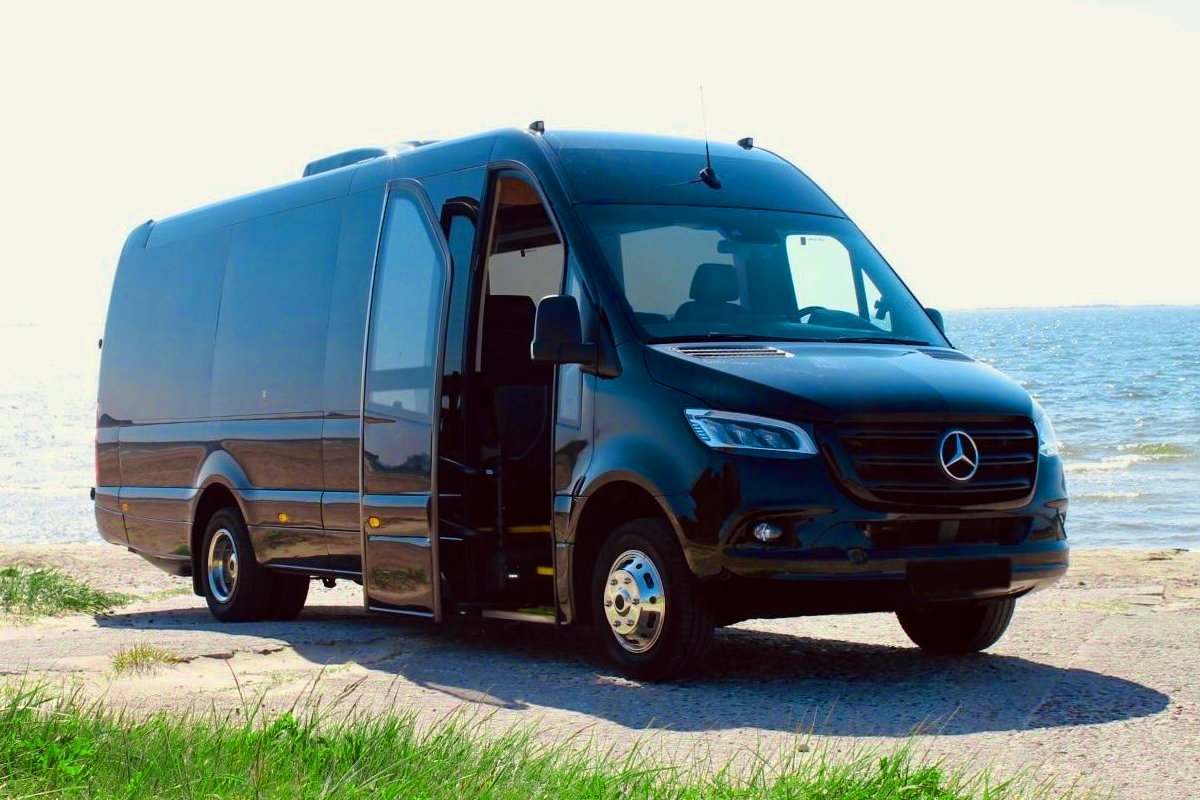 Mercedes Sprinter minibus for large group transfer from Nice airport