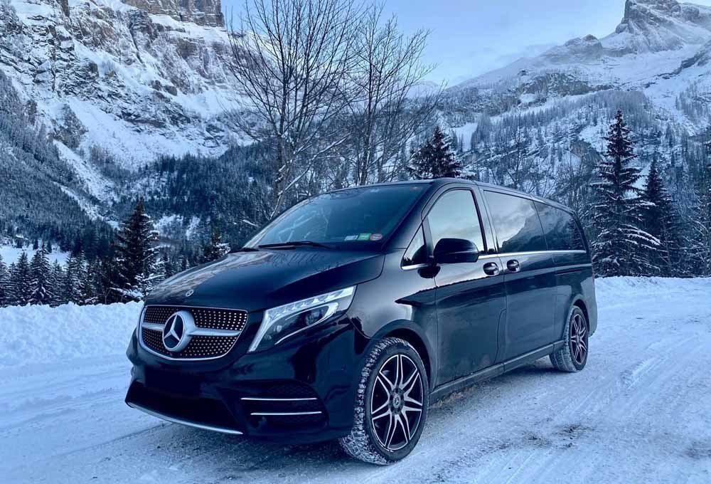 Book a transfer from Geneva Airport to Courchevel by Mercedes V-Class