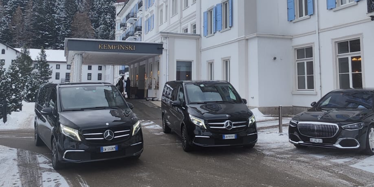 Private transfer to St Moritz from Milan by Mercedes V class and S class Private transfer to St Moritz from Milan by Mercedes V class and S class