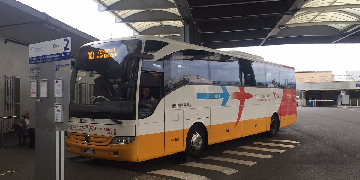 How to get from Nice to Monaco by bus